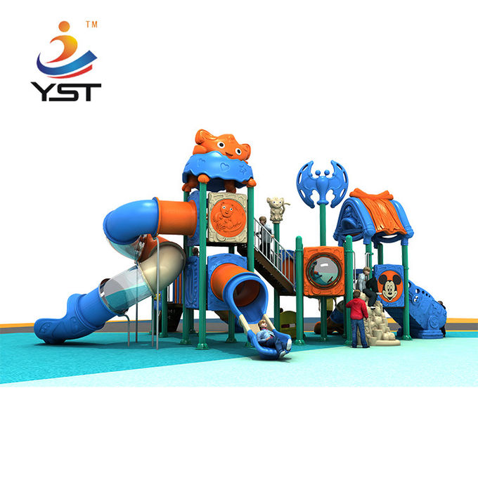 Diapositiva divertida impermeable del patio de los niños, juguetes que suben interiores para los niños